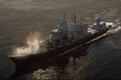Армия США выложила ролик с ударом по российскому крейсеру «Слава»