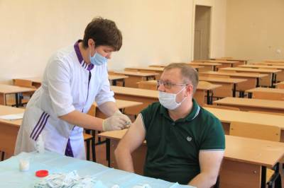 В ЛГТУ прошла профилактическая вакцинация студентов и преподавателей от COVID-19