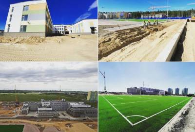 У будущих школ в Янино и Сертолово уже появились футбольные поля