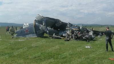Экипаж рухнувшего в Кузбассе самолета сообщал об отказе двигателя