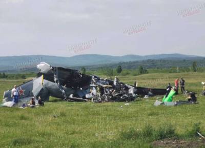 В России при аварии учебного самолета погибли девять человек