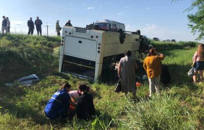 Число пострадавших при ДТП с автобусом на Кубани увеличилось до 14
