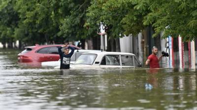 Военные ЧФ прибыли в Керчь для ликвидации последствий стихии
