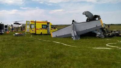 Опубликован список госпитализированных при крушении самолета в Кузбассе