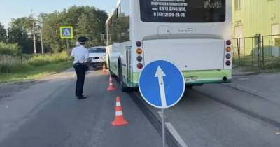 В Гурьевске автобус сбил 72-летнюю велосипедистку (видео)