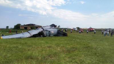 Очевидцы рассказали о крушении самолета в Кузбассе
