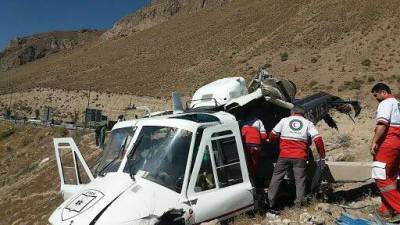 В Иране разбился перевозивший избирательные урны вертолёт, есть погибший