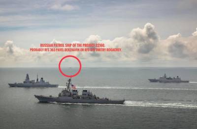 Российские корветы «Дмитрий Рогачёв» и «Павел Державин» взяли под непрерывное наблюдение группу кораблей НАТО