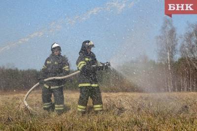 В двух районах Коми объявлена высокая пожароопасность