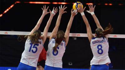 Российские волейболистки проиграли бразильянкам в Лиге наций