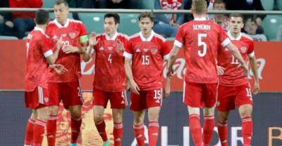 Сборная России по футболу сыграла вничью в контрольном матче с Польшей