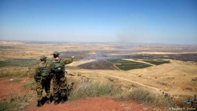 Армия Израиля атаковала сирийский военный на Голанских высотах