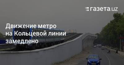 Движение метро на Кольцевой линии замедлено