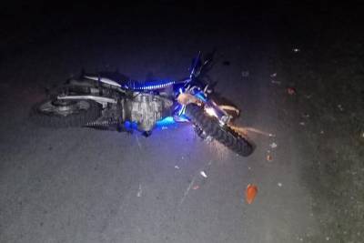 В Зауралье 15-летний мотоциклист без прав сбил пешехода