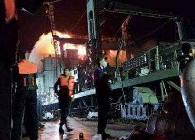 Пожар лишил ВМС Ирана судна в Оманском заливе