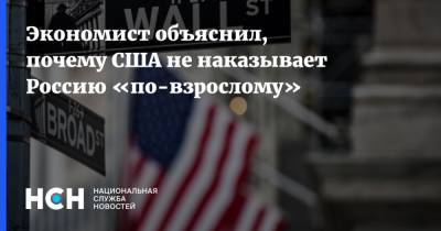 Экономист объяснил, почему США не наказывает Россию «по-взрослому»