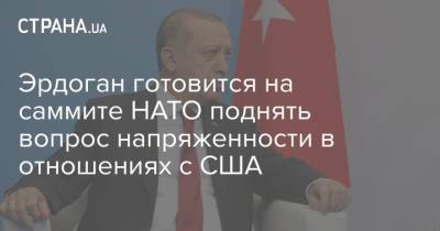 Эрдоган готовится на саммите НАТО поднять вопрос напряженности в отношениях с США
