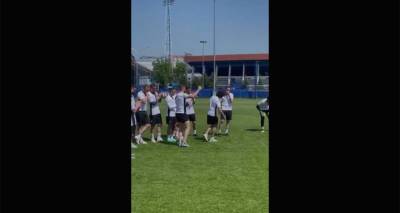 Сборная Армении провела "танец-тренировку" в преддверии игры со шведами – видео