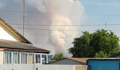 Около Тюмени в районе Ялуторовского тракта произошел пожар