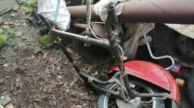 В Столинском районе подросток на мотоцикле врезался в столб