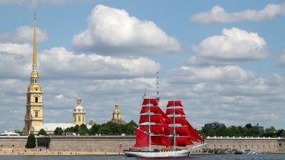 В Петербурге вовсю идут репетиции праздника выпускников «Алые паруса-2021»