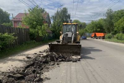 На ул. Сутырина в Сормове начался ремонт участка дороги