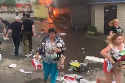 В Семибратово сгорел местный рынок