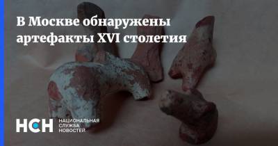 В Москве обнаружены артефакты XVI столетия