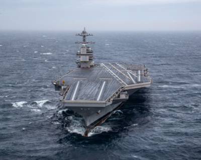 Gerald R.Ford - Ford - Мощный испытательный взрыв мог повредить американский авианосец USS Gerald R. Ford - actualnews.org