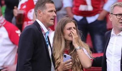 Жена Эриксена рассказала о его состоянии после остановки сердца в матче Евро-2020