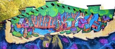 «Цветной Восток»: на Луганщине в семи городах художники из разных регионов Украины создали 8 муралов