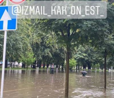 В Одесской области потоп в Измаиле