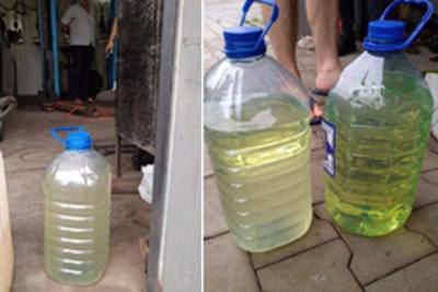 В Донецке на АЗС продают воду вместо бензина