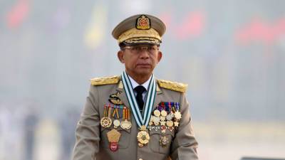 Глава военного правительства Мьянмы прибыл в Москву
