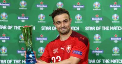 Евро-2020. Шакири признан звездой матча Швейцария - Турция