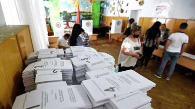 Обнародованы первые данные по результатам парламентских выборов в Армении