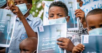 Больные раком дети устроили акцию протеста в Судане