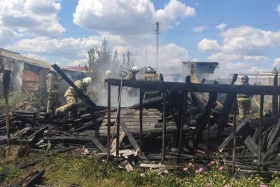 Полдня тушили пожар в артемовском «Красногвардейском леспромхозе»