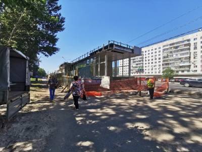 Павильон станции метро «Двигатель Революции» сносят в Нижнем Новгороде