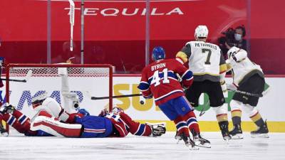 «Вегас» обыграл «Монреаль» и сравнял счёт в серии плей-офф НХЛ