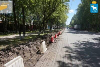 В Йошкар-Оле продолжается ремонт улицы Машиностроителей