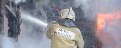 Под Красноярском при пожаре от удара молнии погиб мужчина