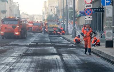 На Тверской улице сняли перекрытие после выполнения дорожных работ