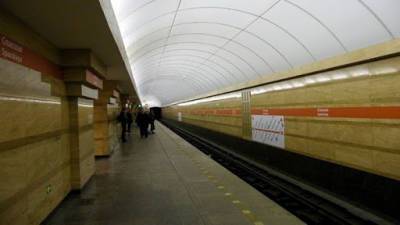 Из-за падения человека на рельсы приостанавливалось движение по «оранжевой» ветке петербургского метро