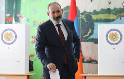 Парламентские выборы в Армении: с большим отрывом лидирует партия Пашиняна