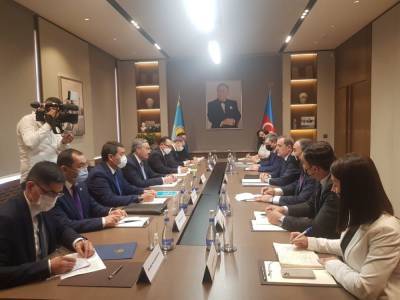 В Баку состоялась встреча глав МИД Азербайджана и Казахстана в расширенном составе (ФОТО)