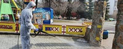 В Челябинске возобновят дезинфекцию парков и дворов