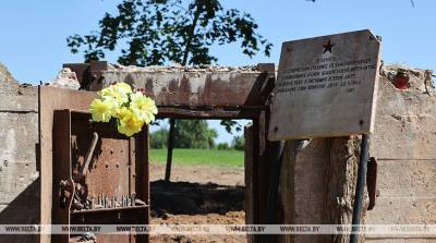 РЕПОРТАЖ: Мемориал гарнизону уничтоженного в войну дота создают в Полоцком районе