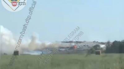 Прокуратура Башкирии выяснит причину пожара на полигоне в Уфе