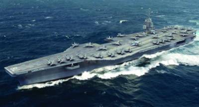 ВМС США взорвали бомбу около своего авианосца: проверка на прочность — видео